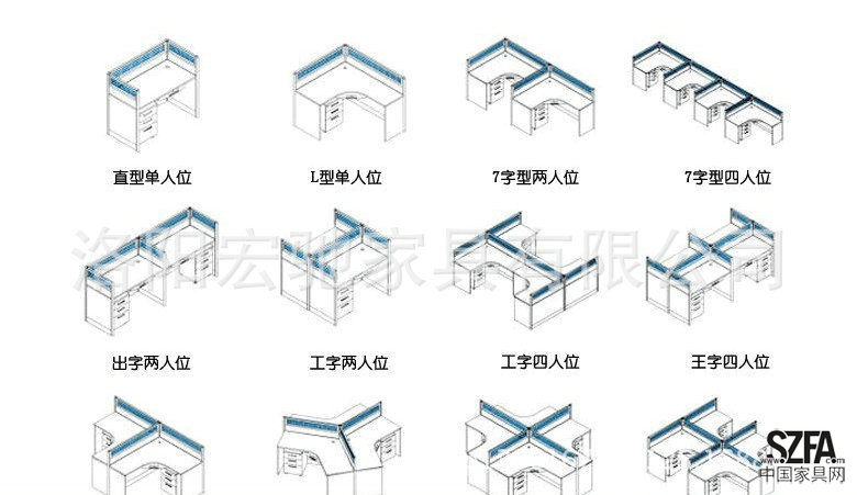 屏風(fēng)辦公桌人數(shù)位